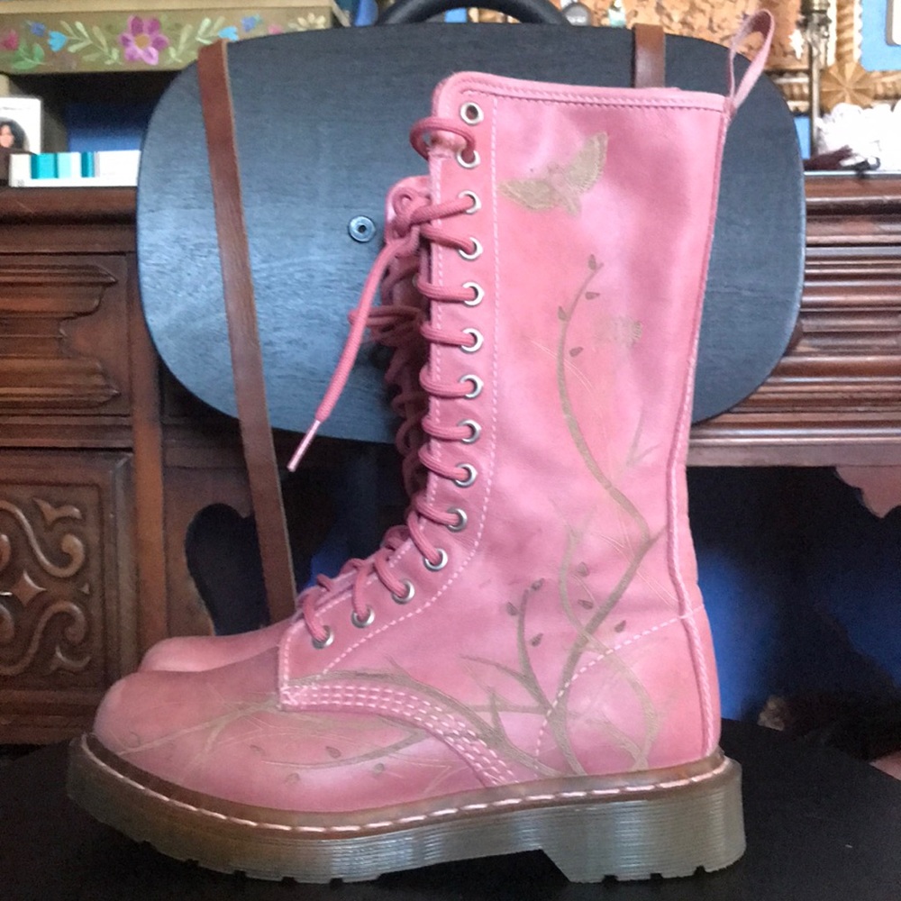 Dr Martens Death’s Head Moth Rare Boots